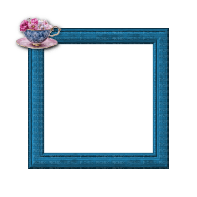 Small Blue Frame - безплатен png