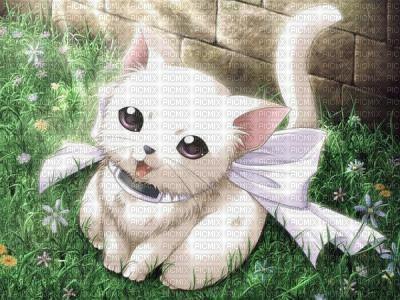 chat mangas avec noeud papillon - png gratis
