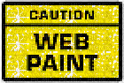 CAUTION! WEB PAINT - Zdarma animovaný GIF