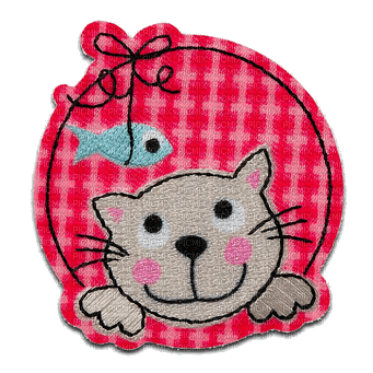 patch picture cat - Free PNG