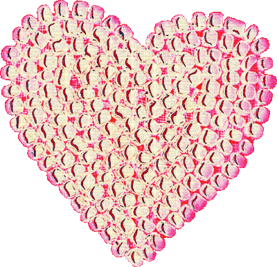 Kaz_Creations Deco  Animated  Beads Heart Love  Colours - GIF animé gratuit
