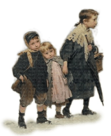 Winter, Kinder, Vintage - бесплатно png