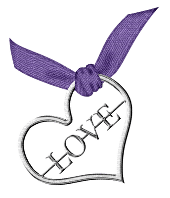 Kaz_Creations Deco Scrap Hanging Dangly Things Ribbons Heart Love Colours - zdarma png