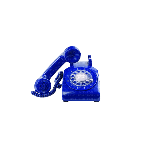 Kaz_Creations Telephone-Blue - png gratuito