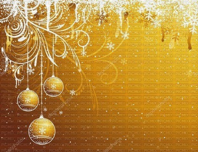 Fond doré avec décorations - png grátis