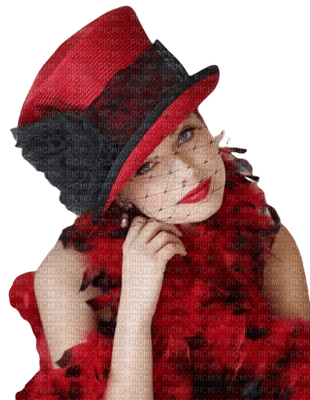 mujer con sombrero by EstrellaCristal - png gratuito