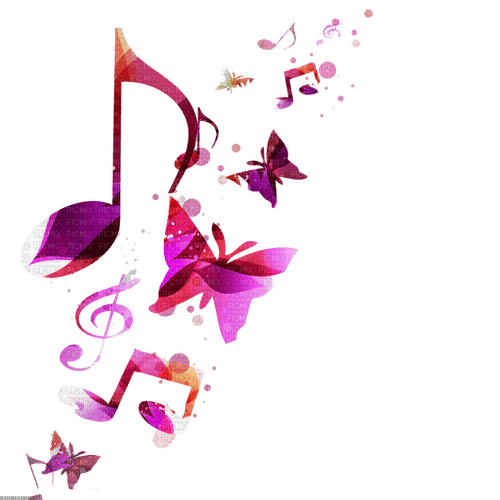 musical notes - bezmaksas png