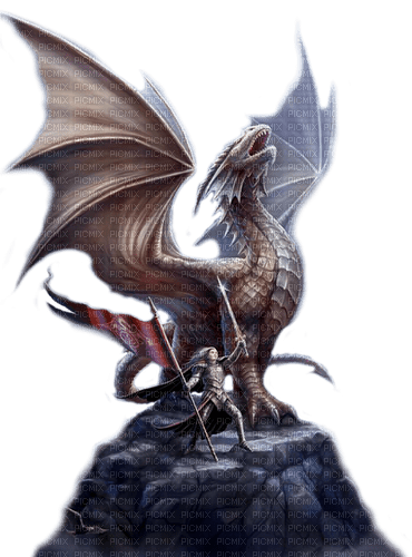 fantasy woman and dragon nataliplus - png grátis