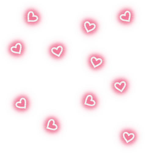 pink hearts  Bb2 - zadarmo png