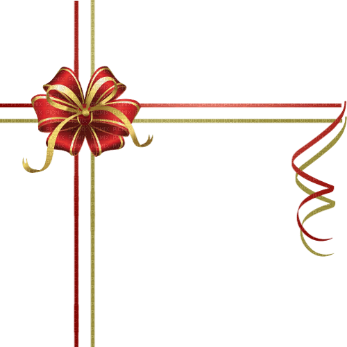 Ribbon Bow Christmas Present Red Jitter.Bug.Girl - Free PNG