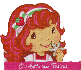 charlotte aux fraises - Бесплатный анимированный гифка