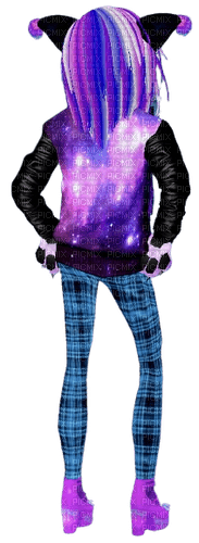 Galaxy space catboy - png gratuito