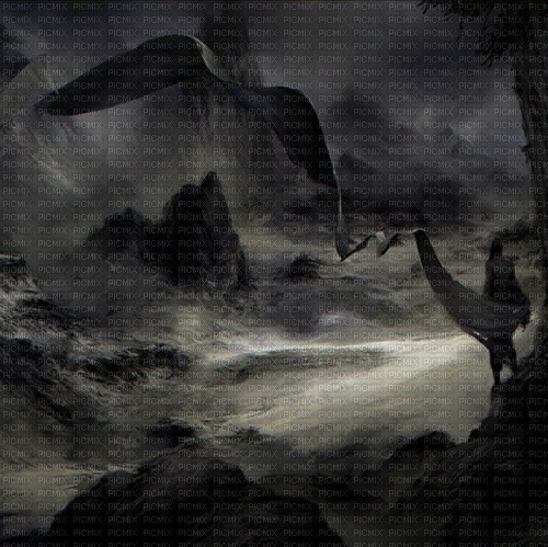 Black fantasy background - PNG gratuit