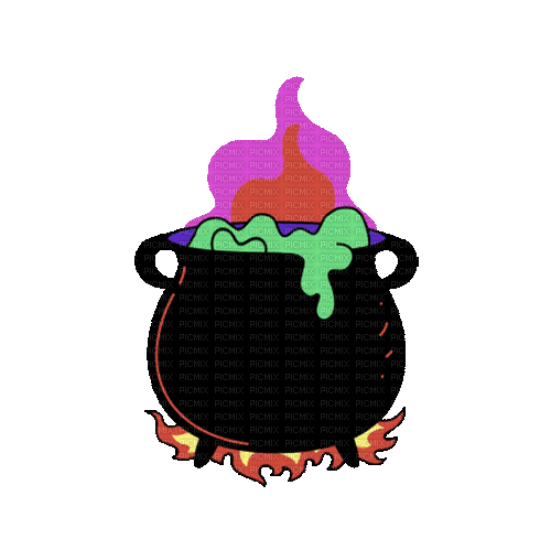 Witch's Cauldron - 免费动画 GIF