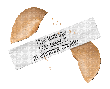 Fortune Cookie - GIF animado gratis