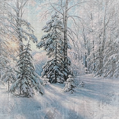 loly33  background fond Winter hiver - GIF animé gratuit