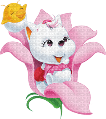Kaz_Creations Cute Flower - PNG gratuit