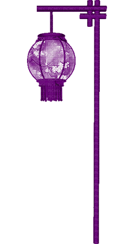 Asian Lantern.Purple - png gratuito
