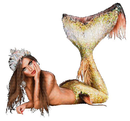 mermaid by nataliplus - GIF เคลื่อนไหวฟรี