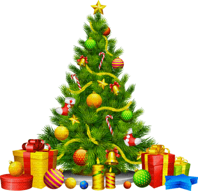 Kaz_Creations Deco Tree Presents Gifts Baubles   Christmas Noel - bezmaksas png