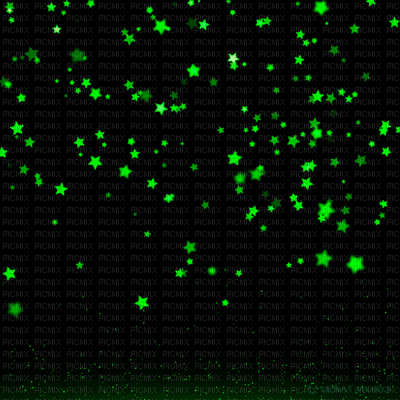 green falling stars - Безплатен анимиран GIF