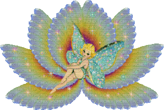fairy rainbow - Бесплатный анимированный гифка
