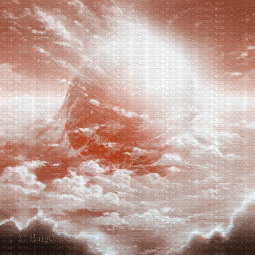Y.A.M._Fantasy Sky clouds background - Безплатен анимиран GIF