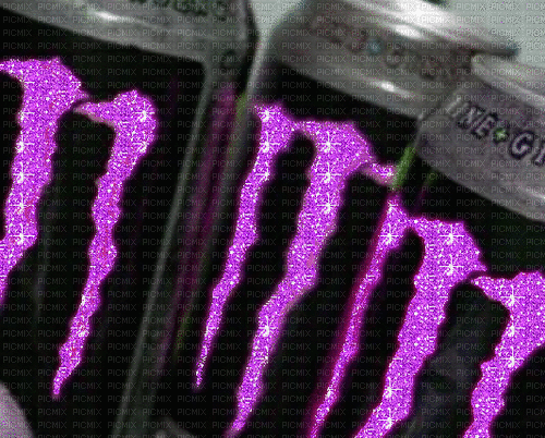 Monster Energy Glitter Graphic #2 (666deathgrl) - Free animated GIF