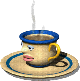 Kopje koffie - GIF animate gratis