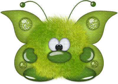 monster fun sweet tube fantasy butterfly green - besplatni png