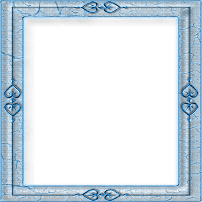 dolceluna vintage frame blue - фрее пнг