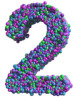 Kaz_Creations Numbers Colourful 2 - PNG gratuit