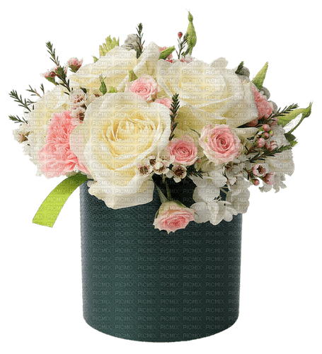 Fleurs.Pot.Vase.Flowers.Victoriabea - Free PNG