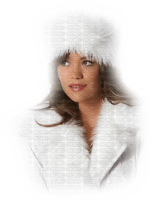 Kaz_Creations Woman Femme With Hat Winter - PNG gratuit