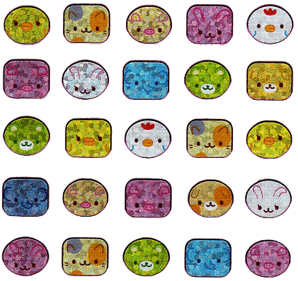 Sweet Face stickers - png gratis