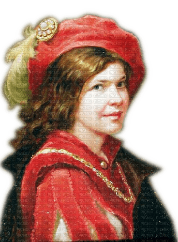 Rena Vintage Medieval Woman Frau - png ฟรี