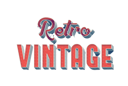 loly33 texte retro vintage - PNG gratuit