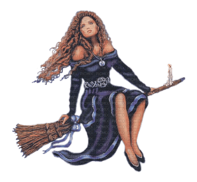 halloween_halloween_ witch gif_ BLUE DREAM Mary - png ฟรี