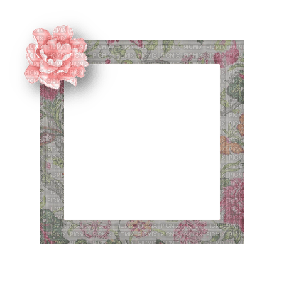 Small Floral Frame - ücretsiz png