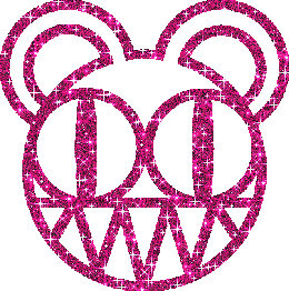 radiohead bear glitter pink slay - Animovaný GIF zadarmo