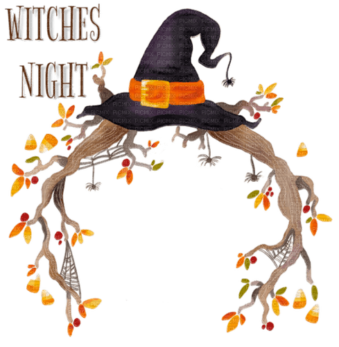 Halloween.Frame.Cadre.Witches.Victoriabea - png ฟรี