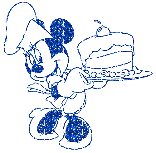 Disney. Birthday. Drawing. Glitter. Gif. Leila - Darmowy animowany GIF