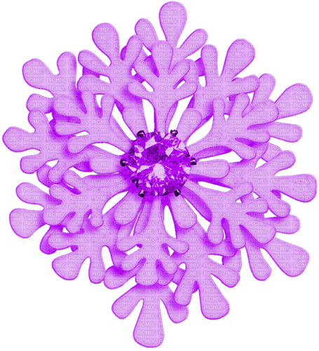 Snowflake.Purple - Free PNG