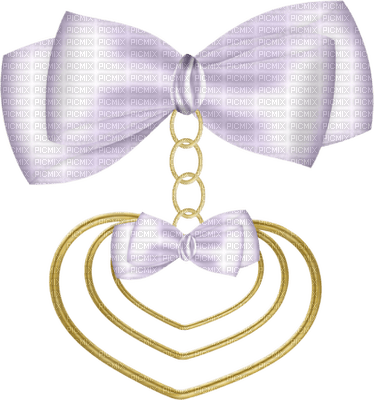 Kaz_Creations Deco Ribbons Bows Heart Love Hanging Dangly Things  Colours - безплатен png