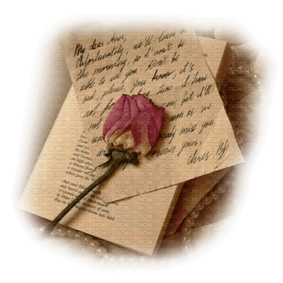 vintage letter - png grátis