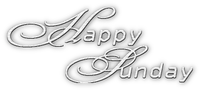 soave text happy sunday white - png grátis
