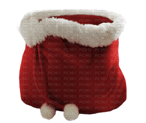 jul-tomtesäck-säck-röd - png grátis
