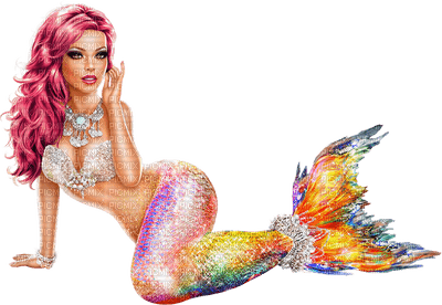 Kaz_Creations Mermaids Mermaid Colours Colour-Girls - PNG gratuit