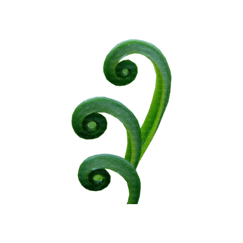 kikkapink deco scrap green ornament - PNG gratuit