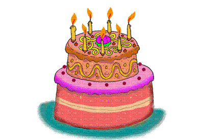torta rođendan - Δωρεάν κινούμενο GIF
